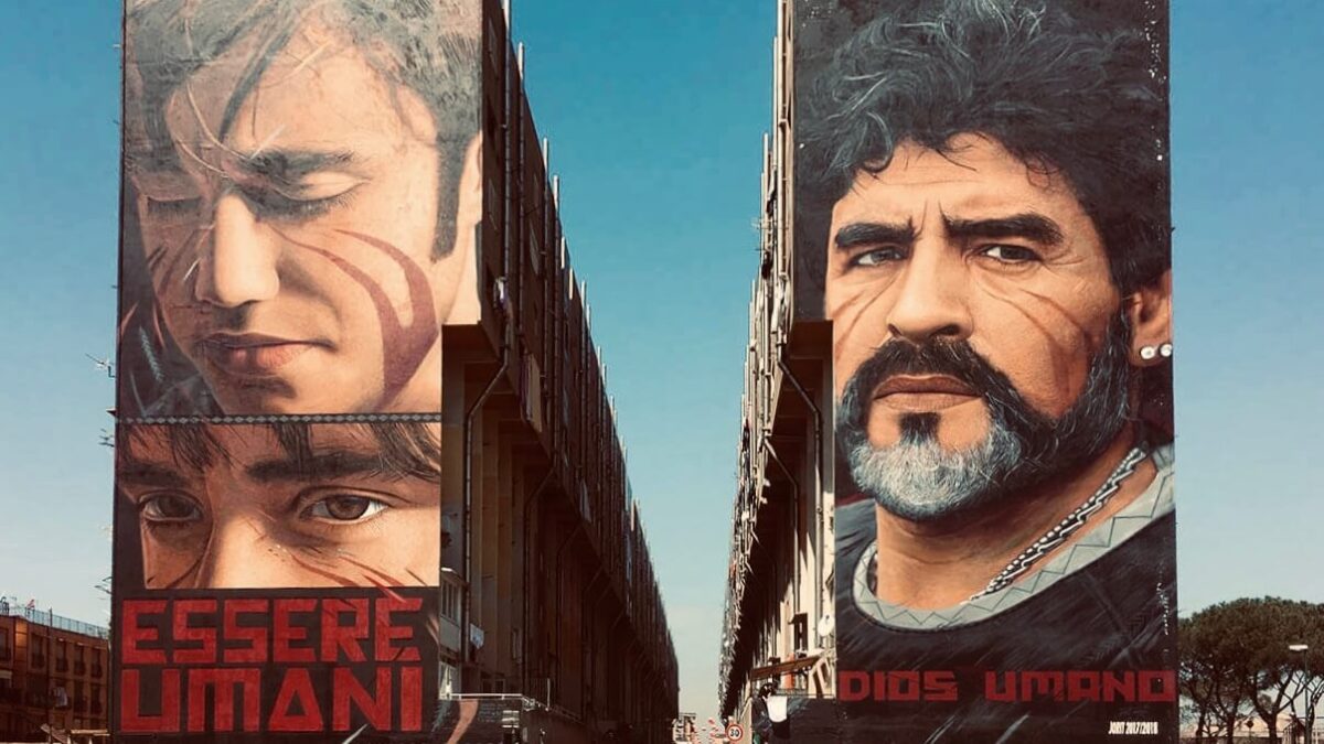 TAKUMI lifestyle - Murale Maradona Jorit