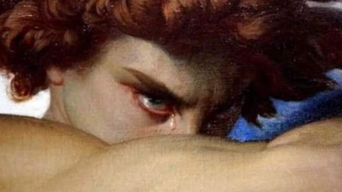 TAKUMI lifestyle - Il bonsai tra arte ed estetica - The Fallen Angel (Alexandre Cabanel) - particolare