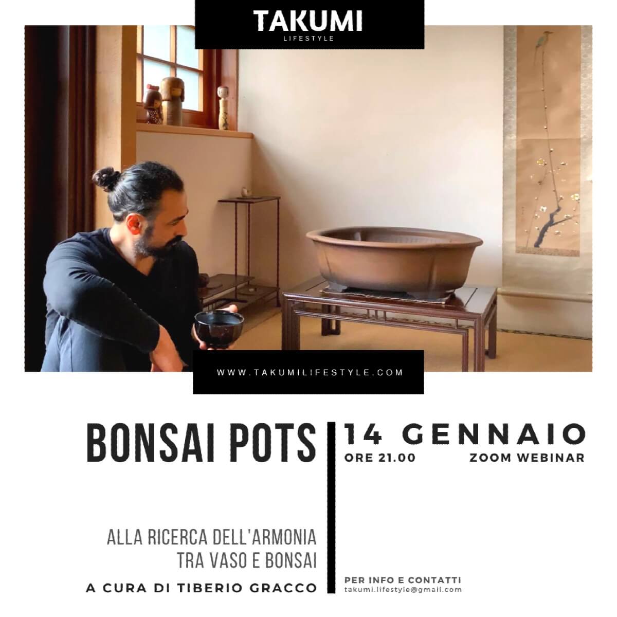 TAKUMI lifestyle | Bonsai pots - Tiberio Gracco
